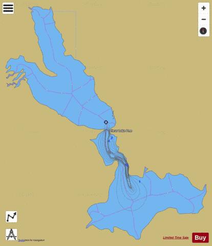 Lake Smithport depth contour Map - i-Boating App