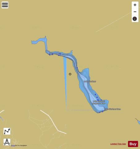 Lake Gardner depth contour Map - i-Boating App
