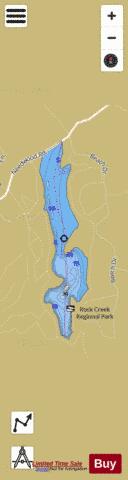 Lake Needwood depth contour Map - i-Boating App