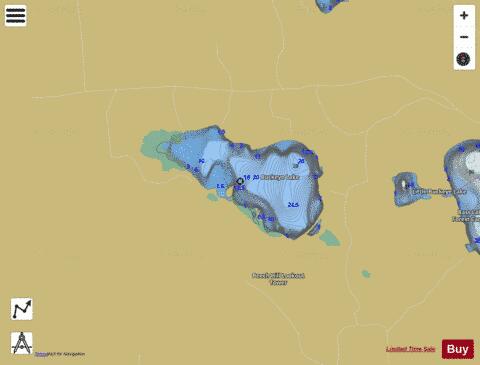 Buckeye Lake ,Luce depth contour Map - i-Boating App