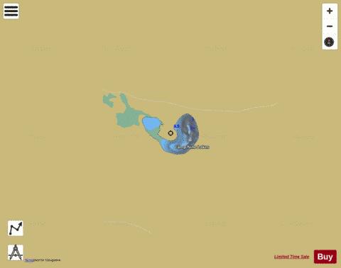 Camp Nine Lakes ,Schoolcraft depth contour Map - i-Boating App