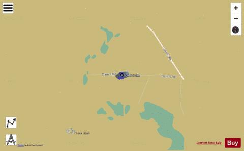 Chub Lake ,Crawford depth contour Map - i-Boating App