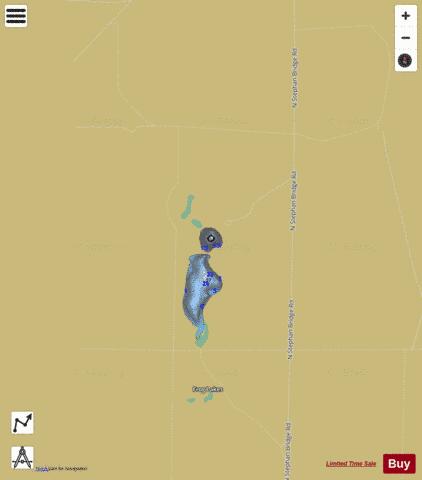 Frog Lake  North  ,Crawford depth contour Map - i-Boating App