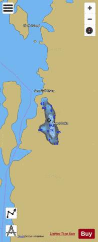 Tenor Lake depth contour Map - i-Boating App