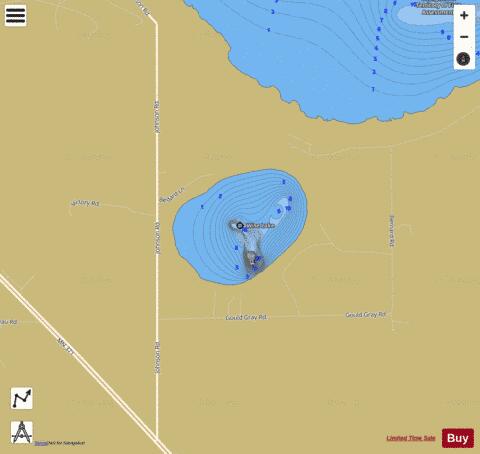 Wise Lake depth contour Map - i-Boating App