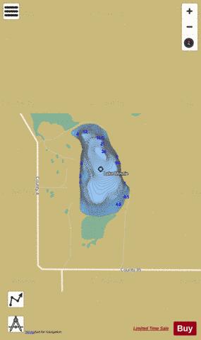 Lake Minnie depth contour Map - i-Boating App