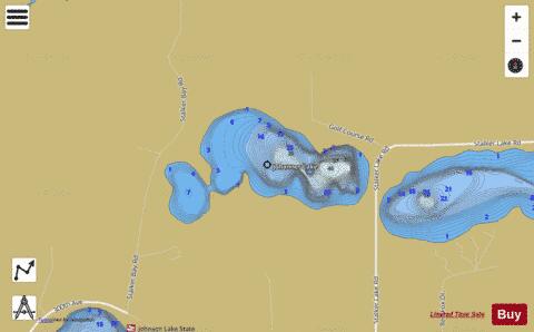 Johannes Lake depth contour Map - i-Boating App