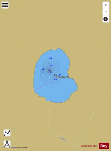 Little Rice Lake depth contour Map - i-Boating App