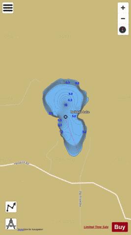 Heikkila Lake depth contour Map - i-Boating App