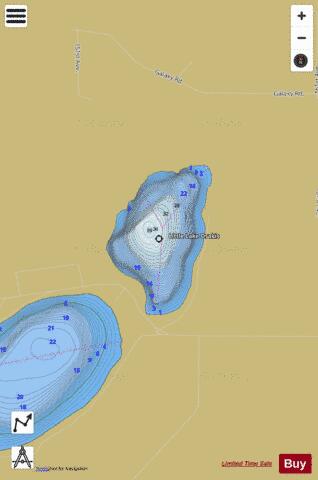 Little Lake Osakis depth contour Map - i-Boating App