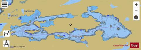 Lake Ensign depth contour Map - i-Boating App