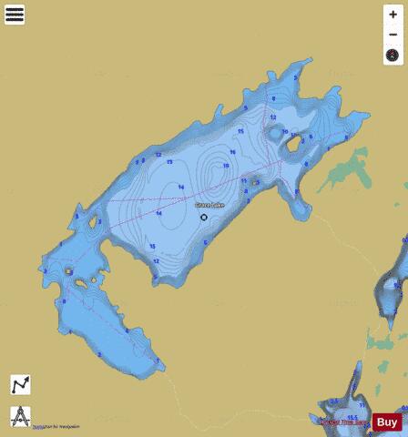 Lake Grace depth contour Map - i-Boating App
