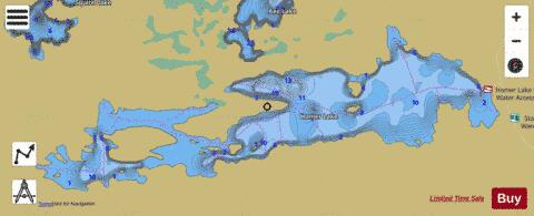 Lake Homer depth contour Map - i-Boating App