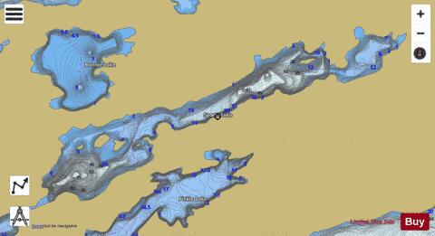 Lake Spoon depth contour Map - i-Boating App