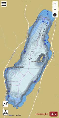 Canadarago Lake depth contour Map - i-Boating App
