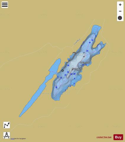 Indian River Lake depth contour Map - i-Boating App