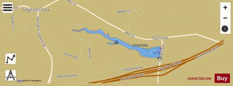 Lower Lake depth contour Map - i-Boating App