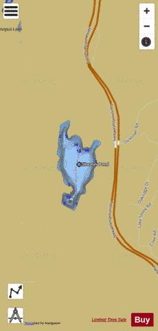 Stillwater Pond depth contour Map - i-Boating App