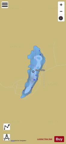 Stony Lake depth contour Map - i-Boating App