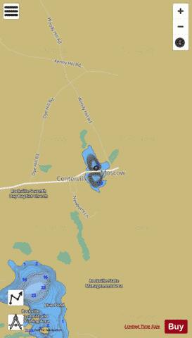 Moscow Pond depth contour Map - i-Boating App