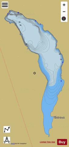 Echo Reservoir depth contour Map - i-Boating App
