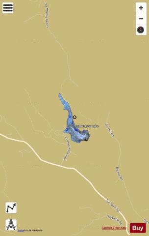 Robertson Lake depth contour Map - i-Boating App