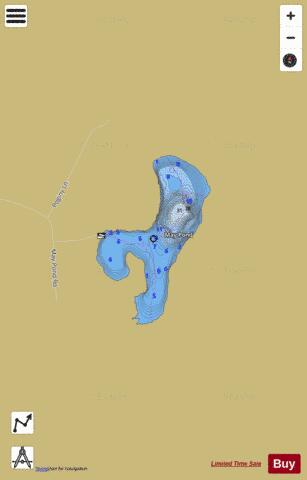 May Pond Barton depth contour Map - i-Boating App