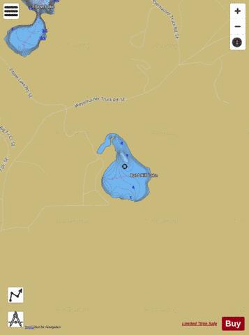 Bald Hill Lake,  Thurston County depth contour Map - i-Boating App
