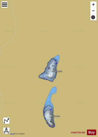 Bridges Lake,  King County depth contour Map - i-Boating App