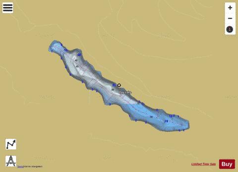Day Lake,  Skagit County depth contour Map - i-Boating App