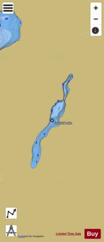 Feustal Lake,  Spokane County depth contour Map - i-Boating App