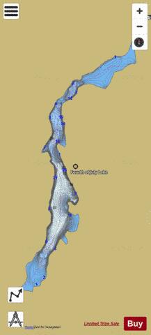 Fourth Of July Lake,  Adams County Page depth contour Map - i-Boating App