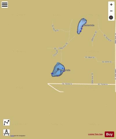 Francis Lake depth contour Map - i-Boating App