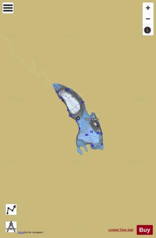 Goat Lake,  Snohomish County depth contour Map - i-Boating App
