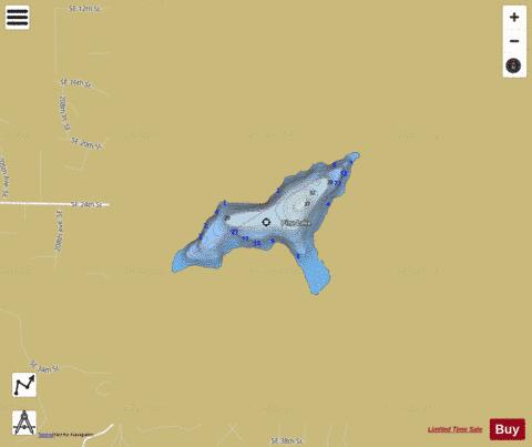 Pine Lake,  King County depth contour Map - i-Boating App