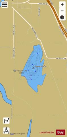 Tennant Lake,  Whatcom County depth contour Map - i-Boating App