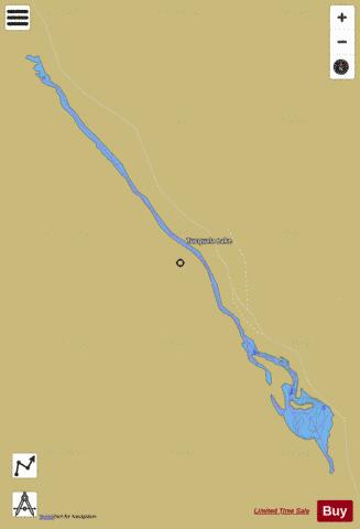 Tucquala Lake,  Kittitas County depth contour Map - i-Boating App