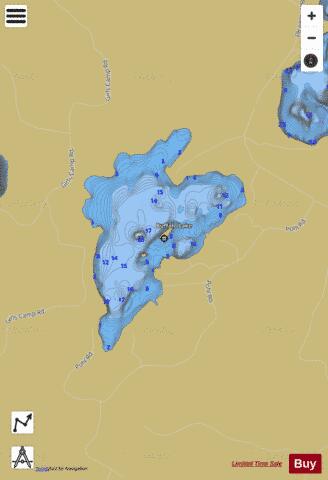 Buffalo Lake depth contour Map - i-Boating App