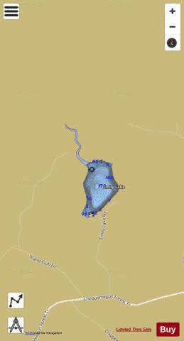 Emily Lake depth contour Map - i-Boating App