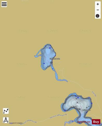 Florence Lake depth contour Map - i-Boating App
