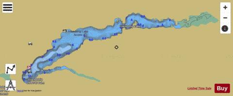 Friendship Lake depth contour Map - i-Boating App