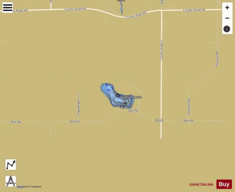 Heidmann Lake depth contour Map - i-Boating App