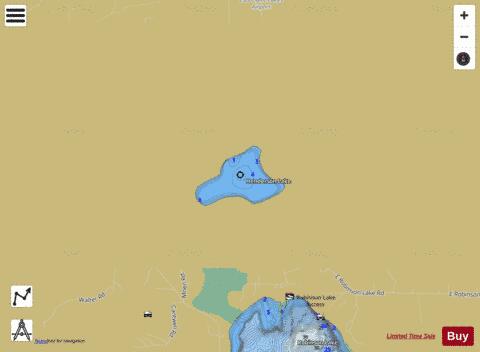 Henderson Lake depth contour Map - i-Boating App