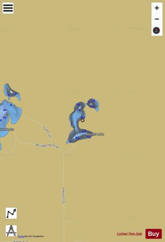 Kleutch Lake depth contour Map - i-Boating App