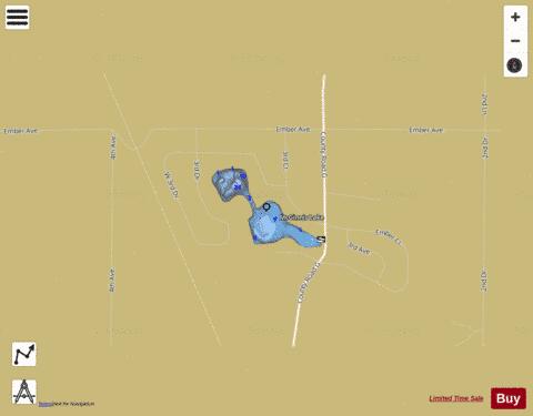Mcginnis Lake depth contour Map - i-Boating App