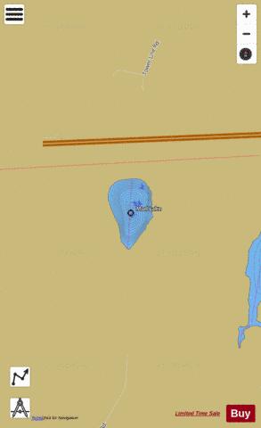 Mud Lake C depth contour Map - i-Boating App
