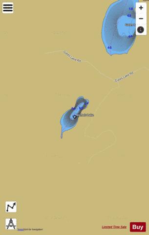 Nichols Lake depth contour Map - i-Boating App