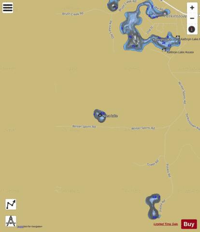 Nona Lake depth contour Map - i-Boating App