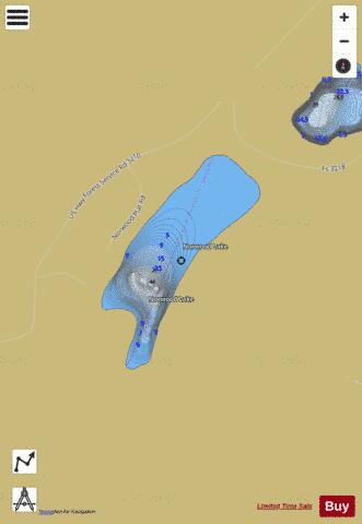 Norwood Lake depth contour Map - i-Boating App