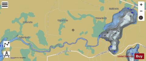 Pike Lake depth contour Map - i-Boating App